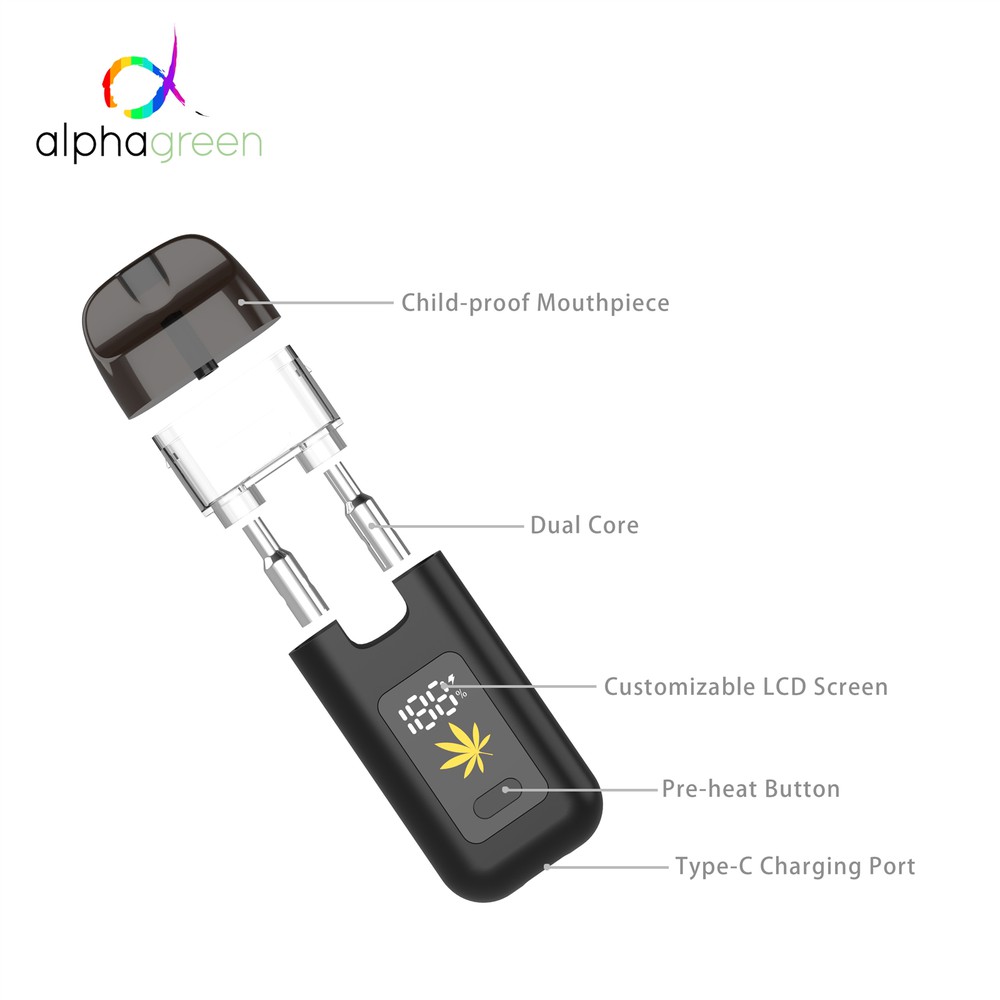 1ml 2ml adjustable voltage Dual coil dual core big hits All-in-one vape with screen display 9 1ml 2ml adjustable voltage Dual coil dual core big hits All-in-one vape with screen display 9